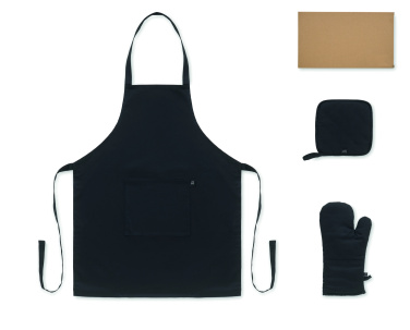 Logo trade promotional items image of: Recycled cotton kitchen set