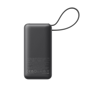 Logotrade promotional merchandise picture of: Anker Nano Power Bank 30W, Built-In USB-C Cable