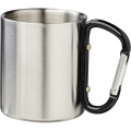 Alps 200 ml insulated mug with carabiner, Black