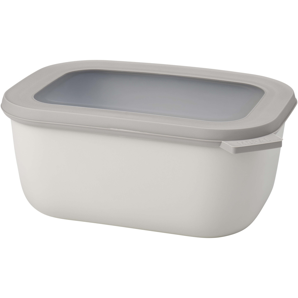 Logo trade advertising products picture of: Mepal Cirqula 1500 ml rectangular multi bowl