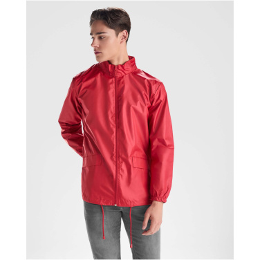 Logo trade corporate gifts picture of: Escocia unisex lightweight rain jacket