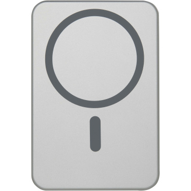 Logotrade promotional gift picture of: Avis 5000 mAh RCS recycled aluminium magnetic power bank 