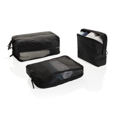 Logotrade promotional giveaway image of: KENTO URBAN RCS recycled nylon packing cube set
