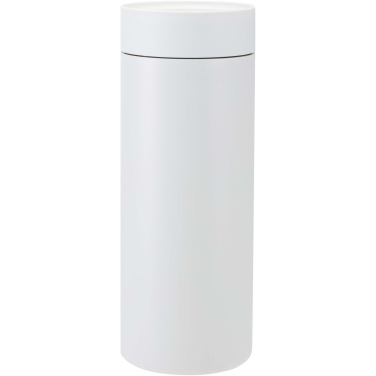 Logotrade corporate gift image of: Illuminate 650 ml RCS recycled double wall stainless steel water bottle with 3-piece lid set