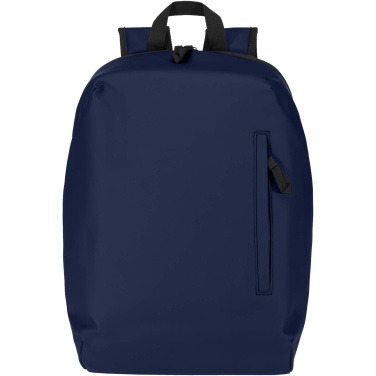 Logo trade corporate gifts picture of: Resi Plus 15" GRS recycled anti-theft backpack 18L