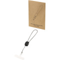 Arich RCS recycled wrist lanyard with built-in 20W Type-C charging cable, Black