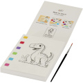 Quell colouring book and water brush pen set, White