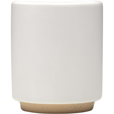 Logo trade promotional giveaway photo of: Camilla 180 ml stackable ceramic mug with matte finish