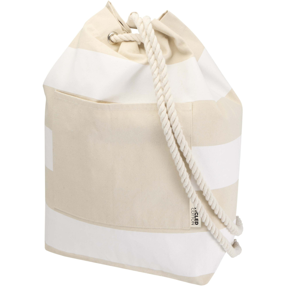 Logotrade business gift image of: Florida 270 g/m² GRS recycled sailor duffel bag 15L