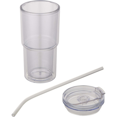 Logo trade promotional gifts picture of: Archer 480 ml double wall plastic tumbler
