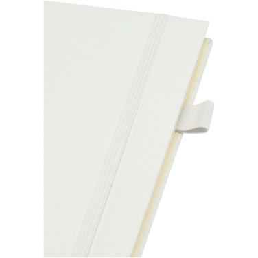 Logo trade business gifts image of: Liss A5 recycled plastic hard cover spiral notebook
