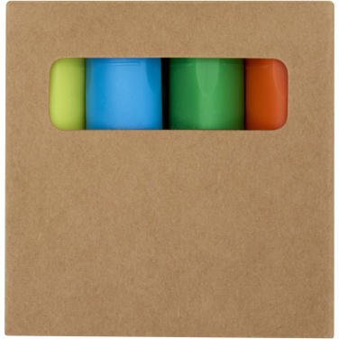Logotrade advertising products photo of: Mini recycled plastic highlighter set