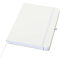 Spectrum A5 recycled hard cover notebook, White