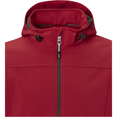 Logo trade advertising products picture of: Langley men's GRS recycled softshell jacket