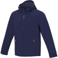 Langley men's GRS recycled softshell jacket, Navy