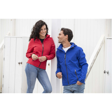 Logo trade promotional giveaway photo of: Langley women's GRS recycled softshell jacket