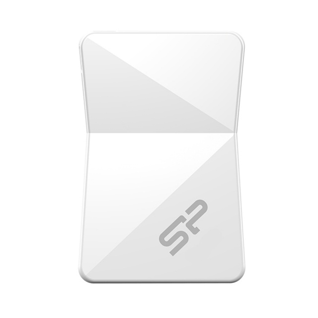 Logo trade meene pilt: Mälupulk Silicon Power T08  16GB, valge