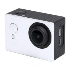 Seikluskaamera 4K, plastikust, valge