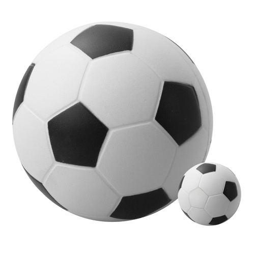 Logo trade ärikingi pilt: Stressipall jalgpall, valge