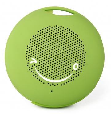 Logotrade meened pilt: Silikoonist mini-Bluetooth-kõlar, roheline