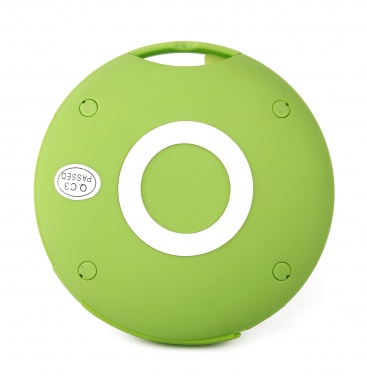 Logotrade reklaamkingituse foto: Silikoonist mini-Bluetooth-kõlar, roheline