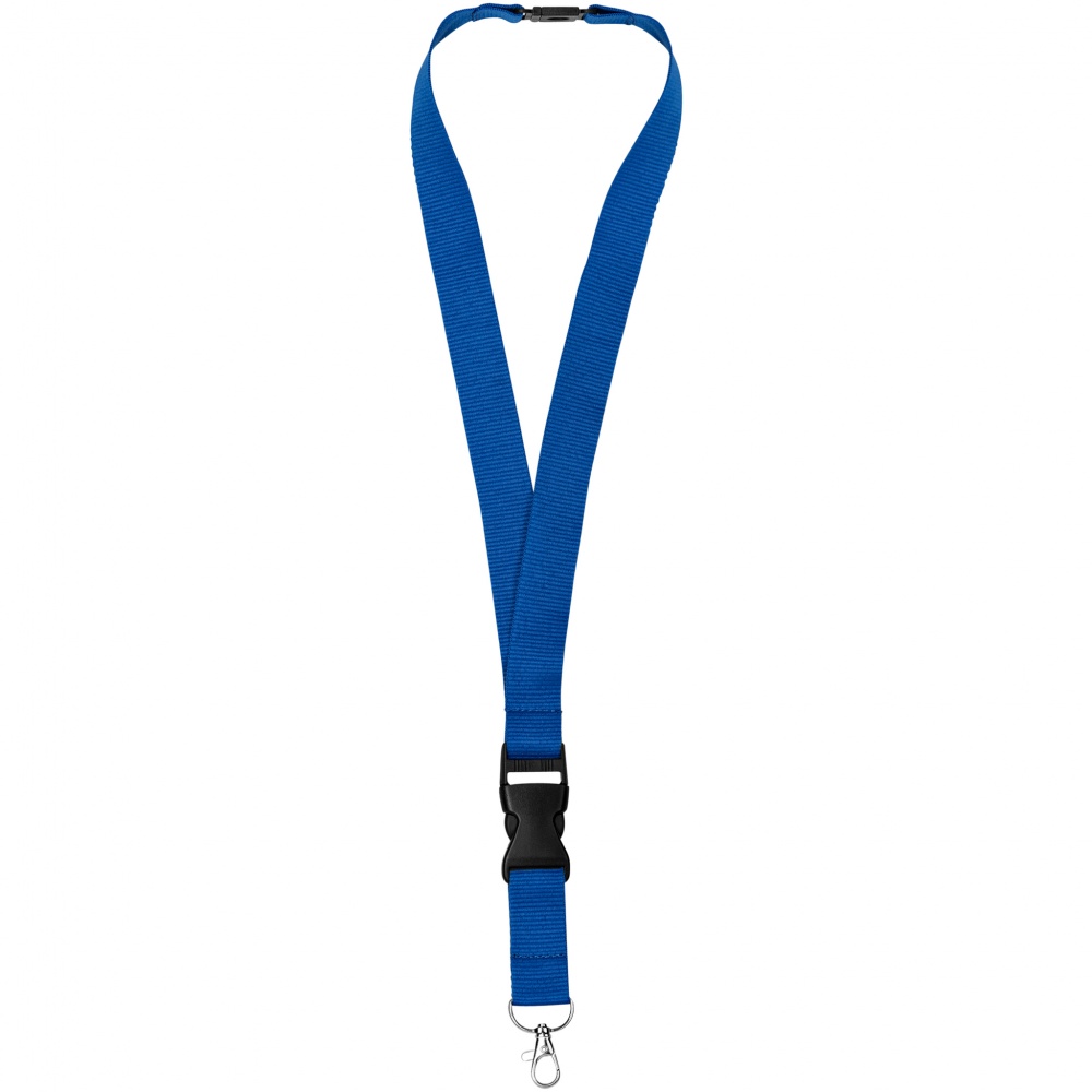 Logo trade reklaamkingid foto: Yogi kaelapael pandlaga, sinine