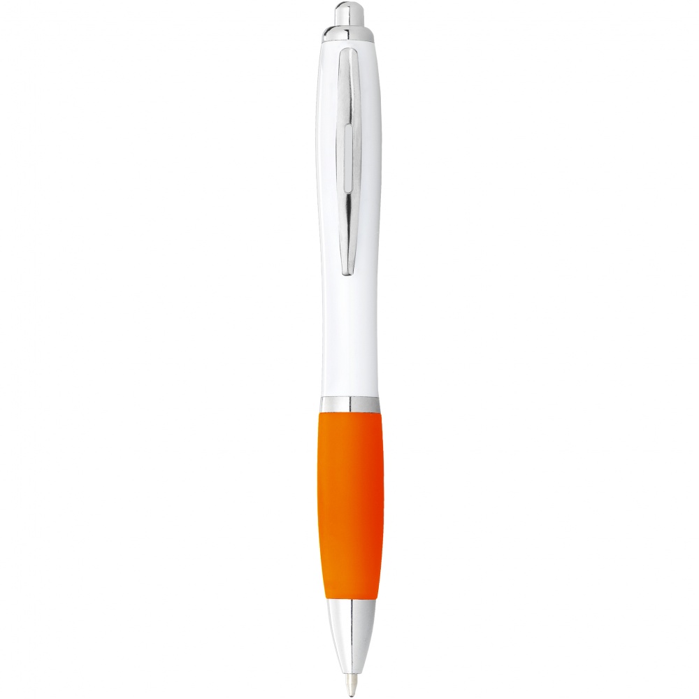 Logotrade reklaamkingid pilt: Nash pastapliiats, oranž/valge