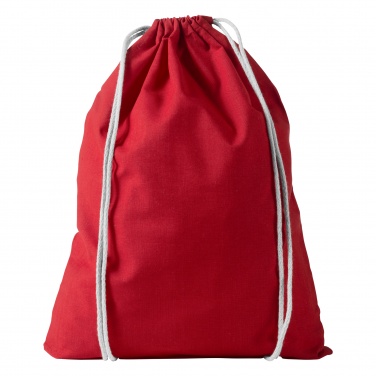 Logotrade reklaamtooted pilt: Oregon puuvillane premium seljakott, punane