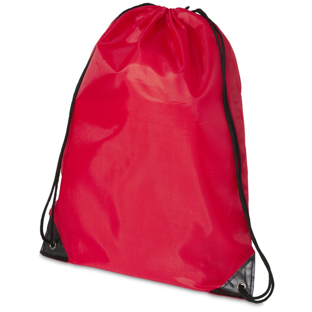 Logo trade reklaamtooted foto: Oriole stiilne seljakott-sussikott, punane
