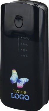 Logo trade reklaamkingi pilt: Powerbank 4000 mAh with USB port in a box, must