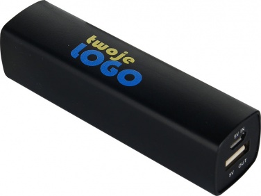 Logo trade reklaamkingi pilt: Powerbank 2200 mAh with USB port in a box, must