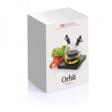 Logotrade ärikingitused pilt: Salatikomplekt Orbit õli & äädikas, must
