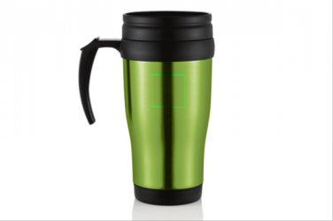 Logotrade ärikingituse foto: Stainless steel mug, green