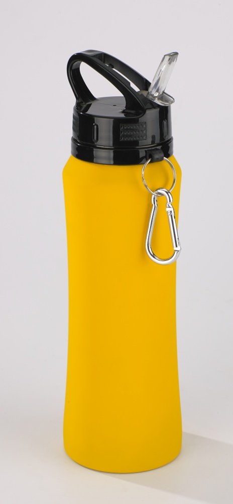 Logo trade ärikingi pilt: Colorissimo puutel pehme joogipudel, 700 ml, kollane