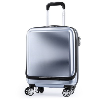 Logotrade firmakingitused pilt: Reisikohver - laptopi kohver, hõbedane