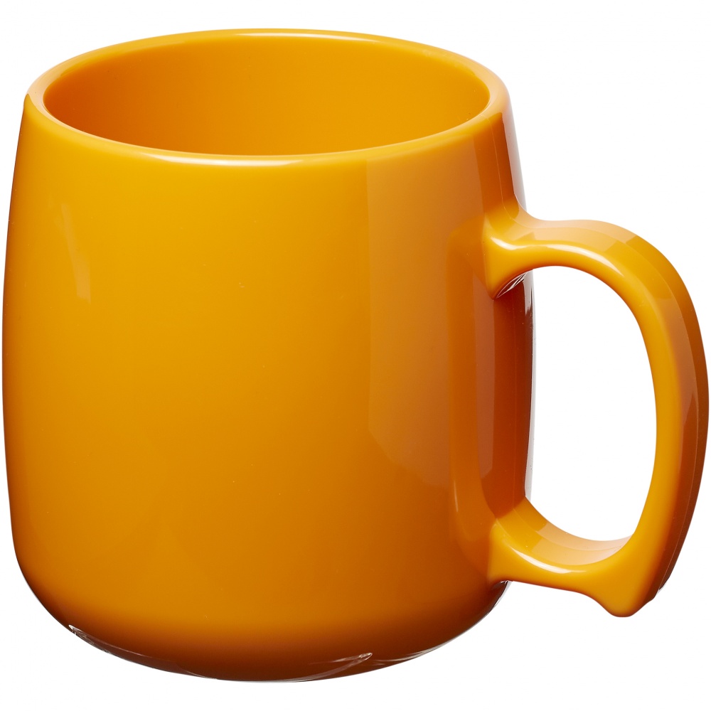 Logotrade reklaamtoote foto: Plastikust mugav kohvikruus Classic, oranž