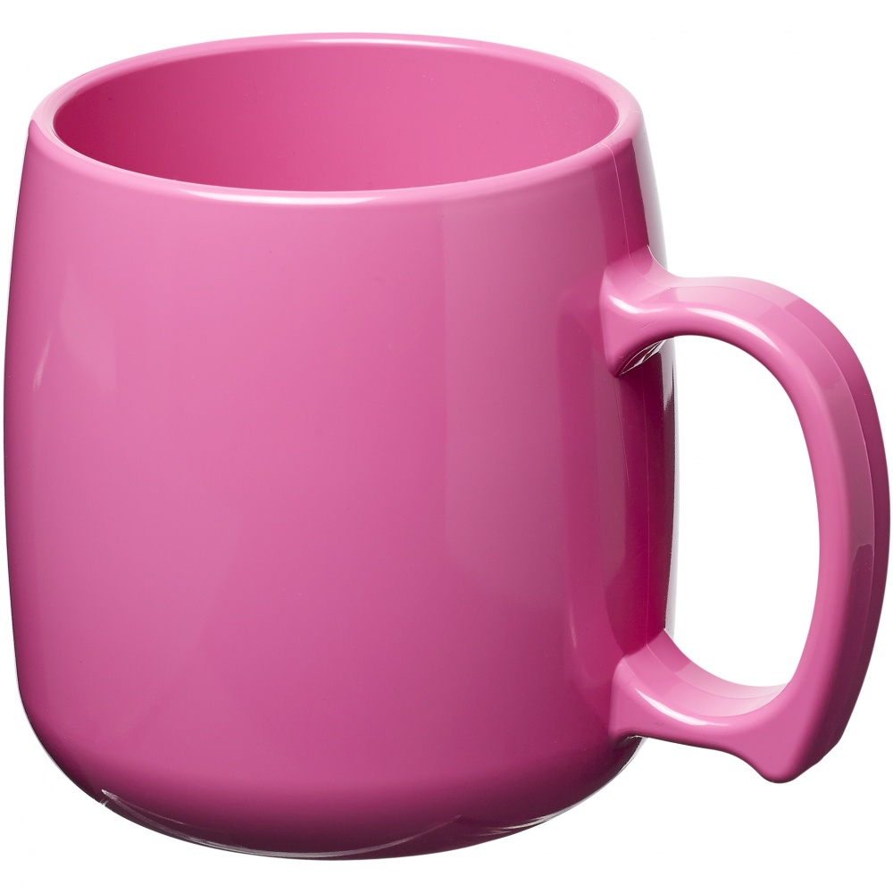 Logotrade reklaamkingid pilt: Plastikust mugav kohvikruus Classic, roosa