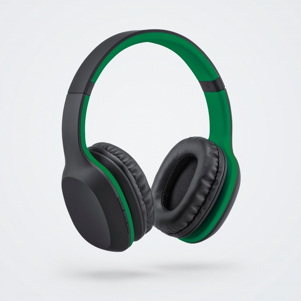 Logo trade reklaamkingid foto: Colorissimo juhtmevabad kõrvaklapid, roheline
