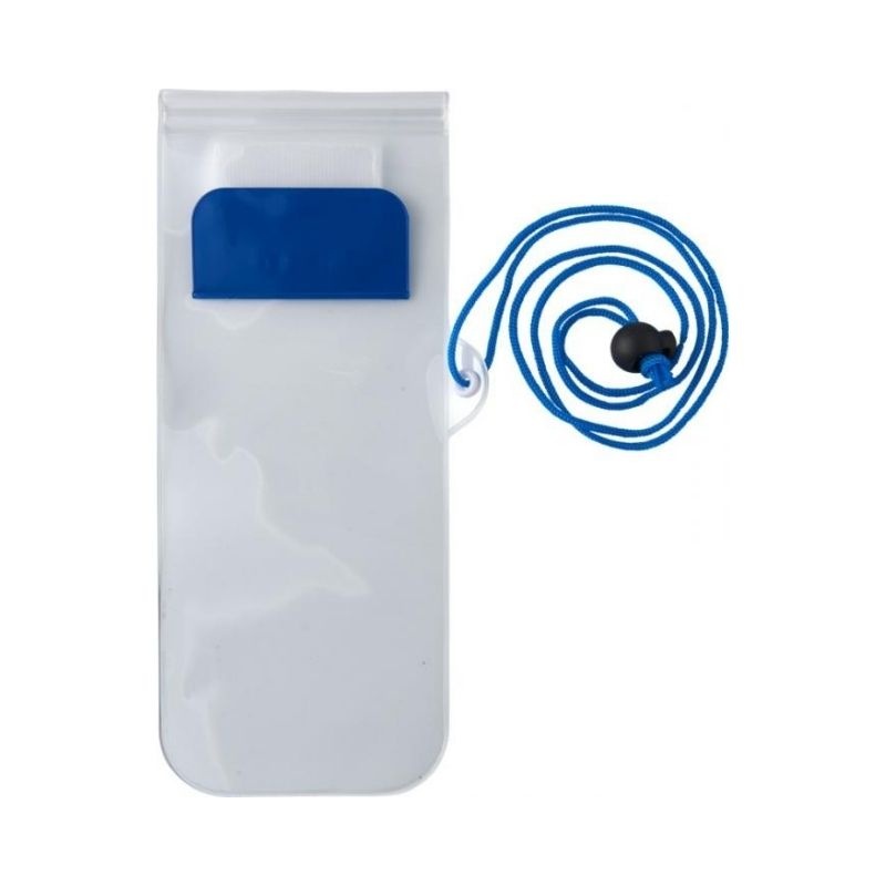 Logo trade ärikingituse pilt: Mambo veekindel telefonitasku, sinine