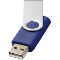 Pöörake põhilist 2 GB USB-mälupulka, Sinine / hõbedane