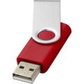 Pöörake põhilist 2 GB USB-mälupulka, Punane / hõbedane