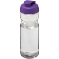 H2O Active® Base 650 ml keeratava kaanega spordipudel, Läbipaistev / lilla