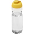 H2O Active® Base 650 ml keeratava kaanega spordipudel, Läbipaistev / Kollane