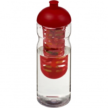 Logo trade reklaamkingituse pilt: H2O Active® Base 650 ml kuppelkaanega spordipudel ja infusioon