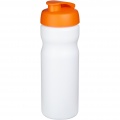 Baseline® Plus 650 ml keeratava kaanega spordipudel, Valge/oranž