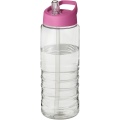 H2O Active® Treble 750 ml tilaga kaanega spordipudel, Läbipaistev / roosa