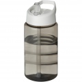 H2O Active® Bop 500 ml tilaga kaanega spordipudel, Süsi / valge