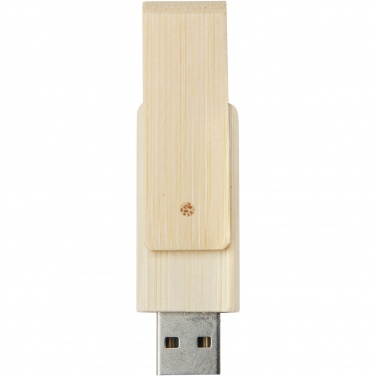 Logo trade firmakingi pilt: Pöörake 8 GB bambusest USB-mälupulka