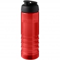 H2O Active® Eco Treble 750 ml keeratava kaanega spordipudel, Punane / Täismust