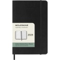 Moleskine pehmekaaneline 12 kuu nädalane PK planeerija, Täiesti must